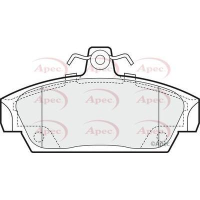 Apec Brake Pads Front Fits Rover 100 Series Metro Mgf Mgtf