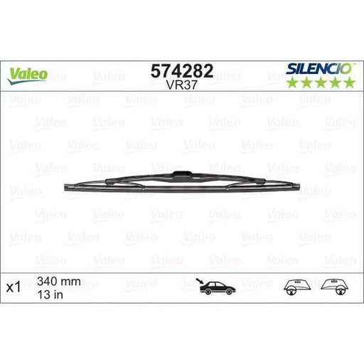 Valeo Single Wiper Blades 574282 Automotive Part fits Audi Valeo  - Dynamic Drive