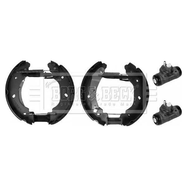 Genuine Borg & Beck Brake Shoe Kit fits Ford Transit FWD 0000506 BBS1146K