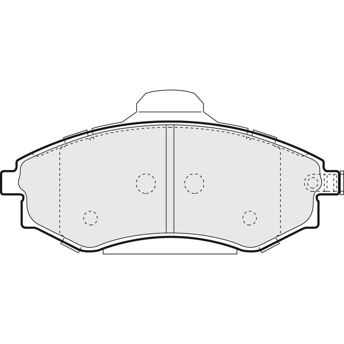 Apec Brake Pads Front Fits Hyundai Elantra Matrix