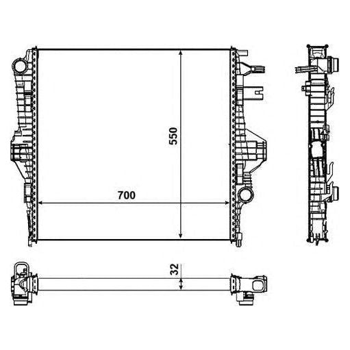 NRF Radiator 53005