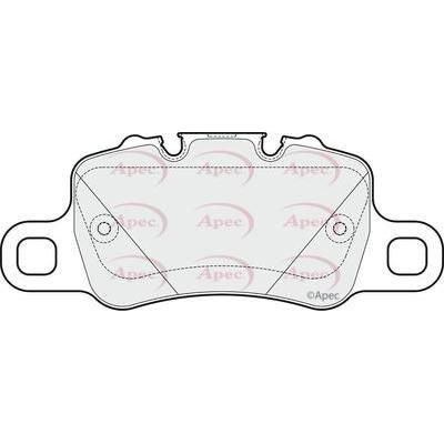 Apec Brake Pads Rear Fits Porsche