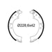 Valeo Drum Brake Shoes 564316 Automotive Part fits Toyota Valeo  - Dynamic Drive