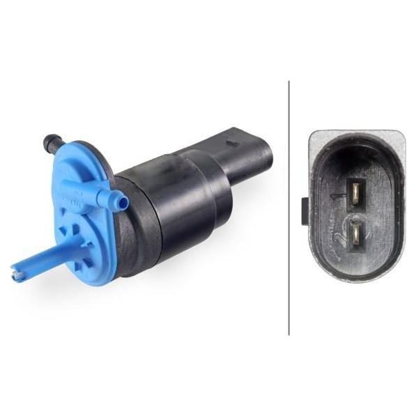 Hella Washer Fluid Pump, window cleaning 12V 8TW 006 847-021 Hella  - Dynamic Drive