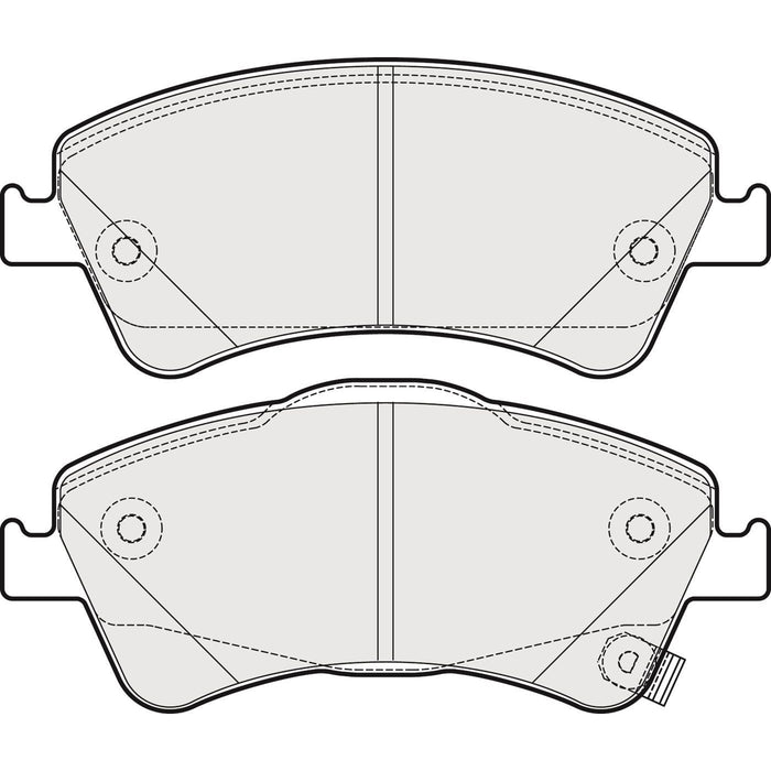 Genuine APEC Front Brake Discs & Pads Set Vented for Toyota Auris Apec  - Dynamic Drive