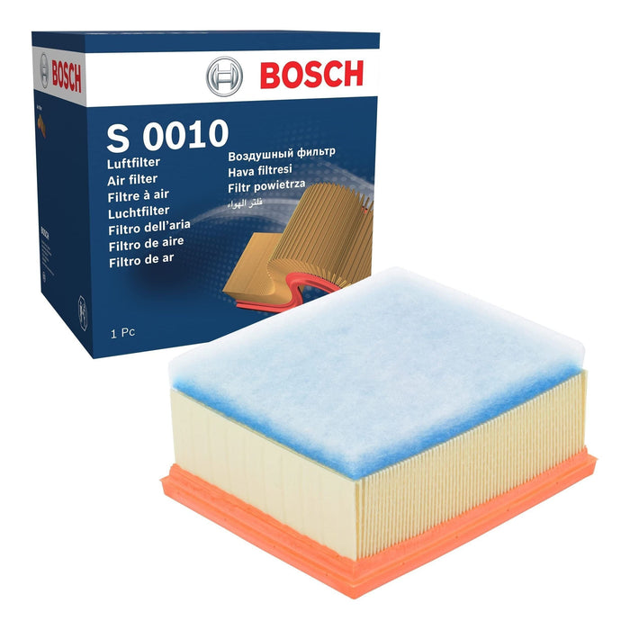 Genuine Bosch Car Air Filter S0010 fits Peugeot 206 - 1.4 - 98-12 F026400010