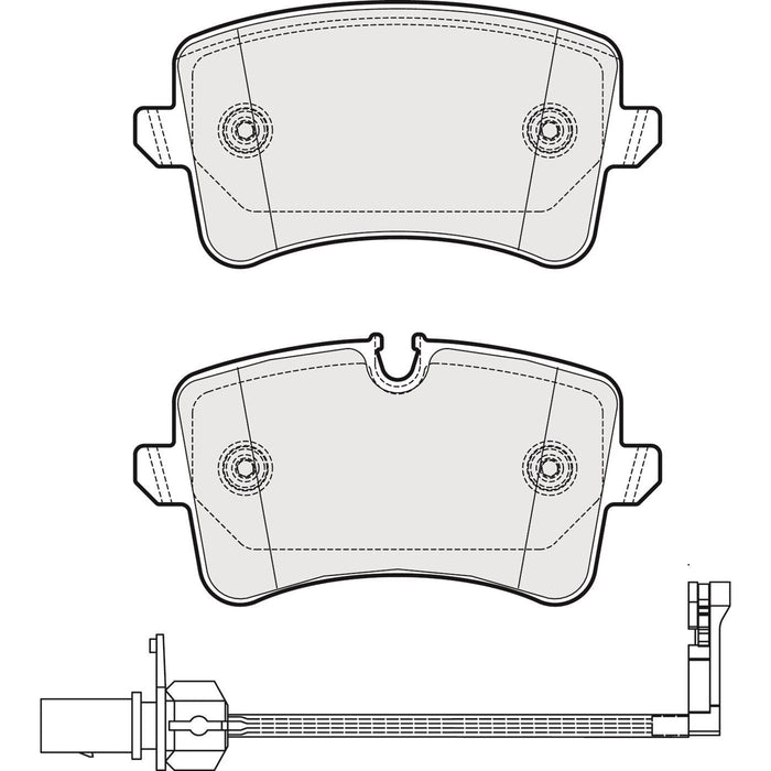 Apec Brake Pads Rear Fits Audi A6 A7 A8 Rs4 Rs5 Rs6 Rs7 S6 S7 Porsche Macan