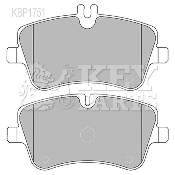 Genuine Key Parts KBP1751 Front Brake Pads (Lucas-Girling)