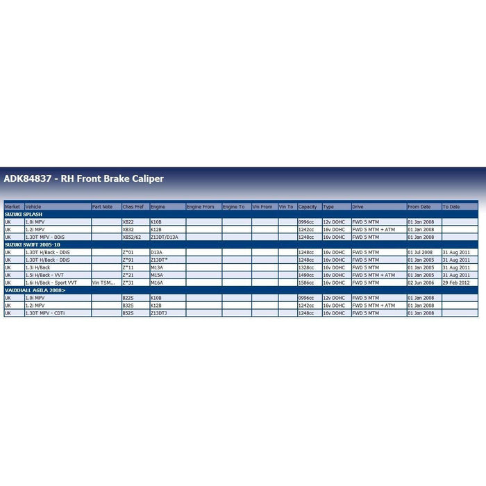 Blue Print ADK84837 Brake Caliper