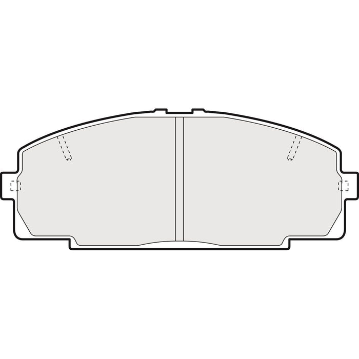 Apec Brake Pads Front Fits Toyota Dyna