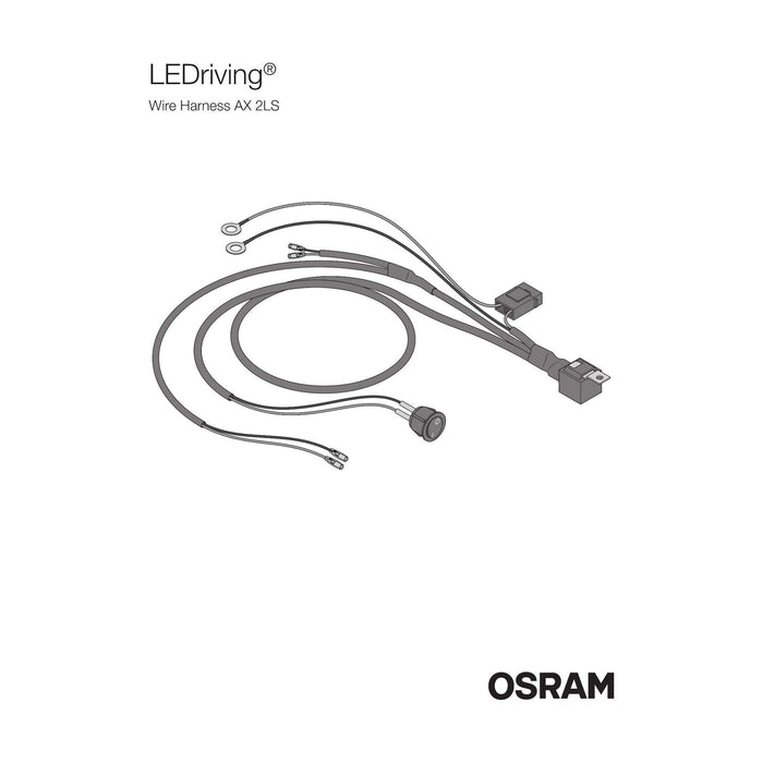 Osram LEDriving WIRE HARNESS AX 2LS, wiring harness for car light strips, light