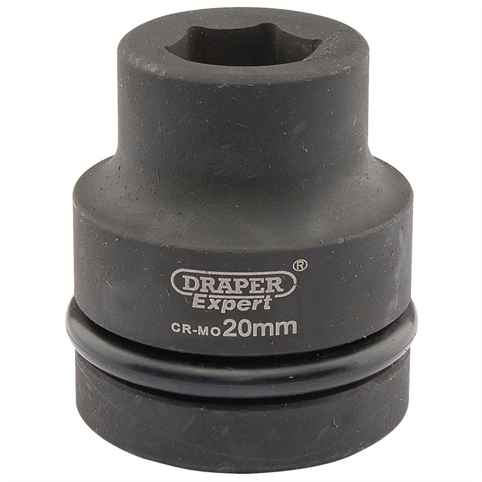 Draper Expert HI-TORQ 6 Point Impact Socket, 1" Sq. Dr., 20mm 05101