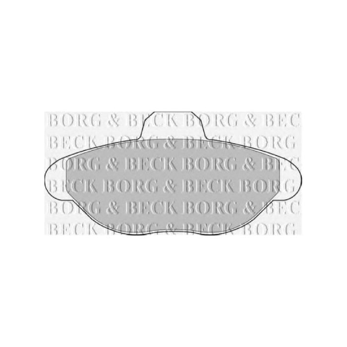 Genuine Borg & Beck Brake Pads fits Fiat CinqueSeicen 93 BBP1391 Borg & Beck  - Dynamic Drive