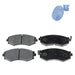 Blue Print ADN14272 Brake Pad Set Fits Nissan 410600E591  4106015U90 Blue Print  - Dynamic Drive