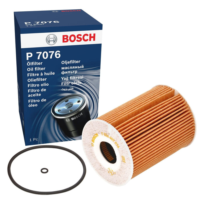 Bosch Car Oil Filter P7076 fits Mercedes-Benz GL 420 CDi - 4.0 - 06-10 F02640707