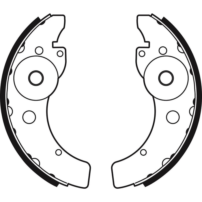 Apec Brake Shoe Rear Fits Aixam 400 500 A.751 Crossline Ligier Ambra Be Up Nova