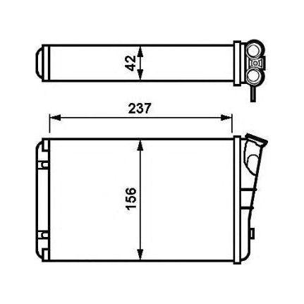 NRF Heater Radiator 54238