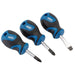 Draper Stubby Soft Grip Screwdriver Set (3 Piece) 32604 Draper  - Dynamic Drive