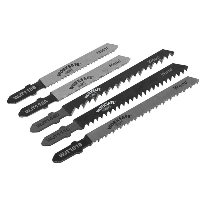 Sealey Assorted Jigsaw Blades Pack of 5 WJTASS