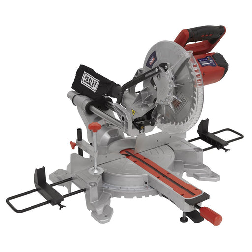 DOUBLE SLIDING COMPOUND MITRE SAW 250MM Sealey  - Dynamic Drive