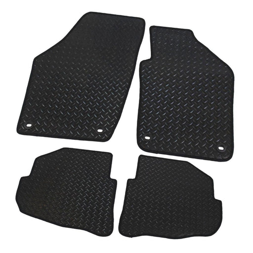 Fully Tailored Black Carpet Car Mats for Polo 04-09 Set of 4 With 4 Clips UKB4C  - Dynamic Drive