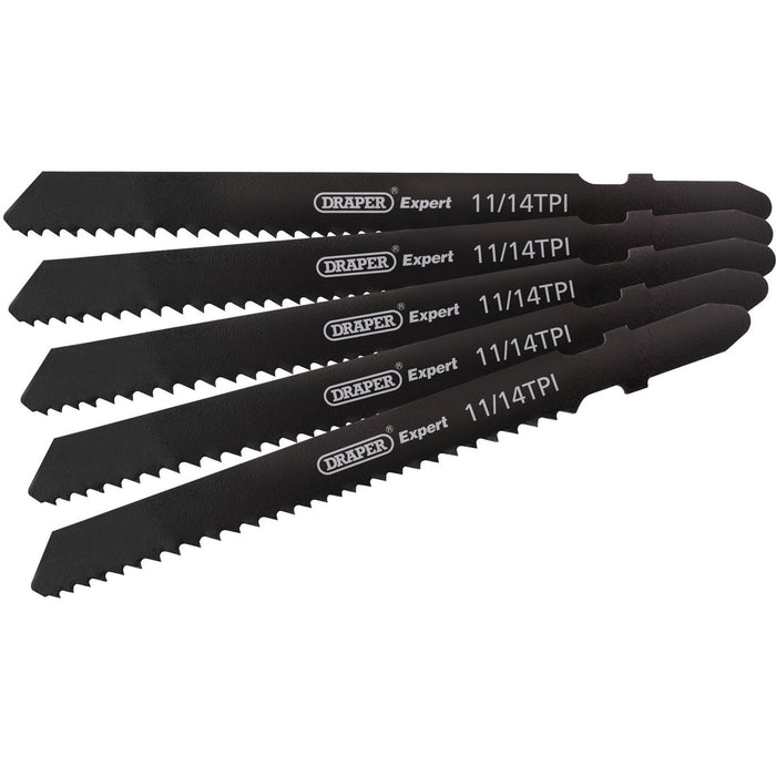 Draper DT118B Jigsaw Blade Set, 92mm (5 Piece) 81730