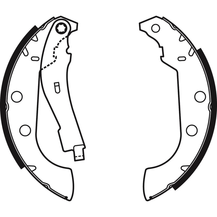 Apec Brake Shoe Rear Fits Citroen Xsara Peugeot 306