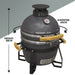 Dellonda Deluxe 16"(40cm) Ceramic Kamado Style BBQ DG158 Dellonda  - Dynamic Drive