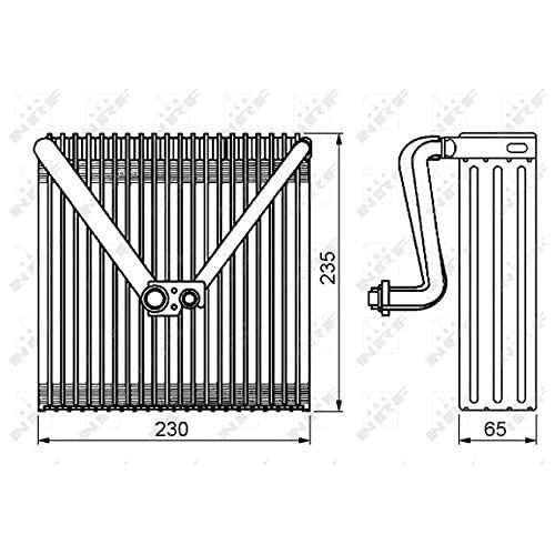 NRF Evaporators fits VW FOX Polo Skoda Fabia Roomster Seat Cordoba Ibiza NRF  - Dynamic Drive