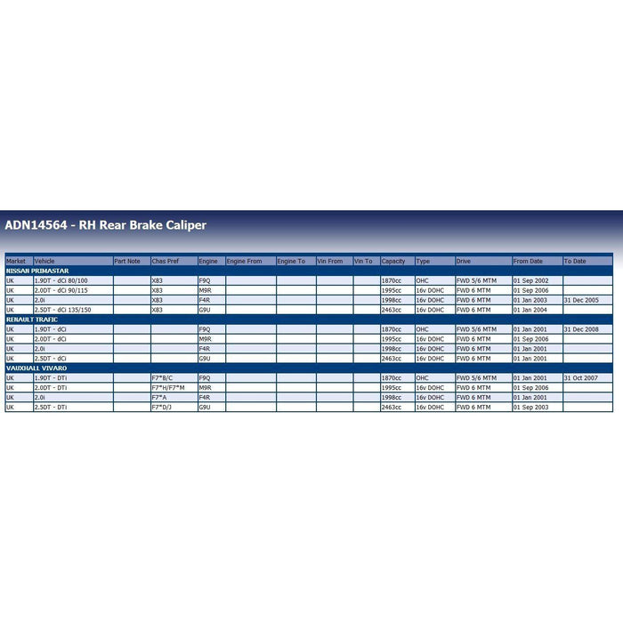 Blue Print ADN14564 Brake Caliper