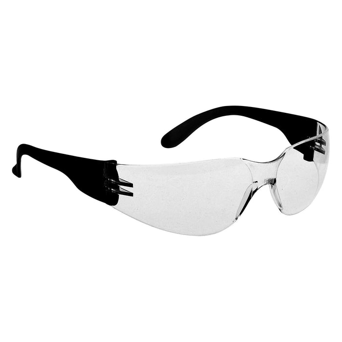 Portwest Wrap Around Spectacles - Clear Frame - Clear Lens Portwest  - Dynamic Drive