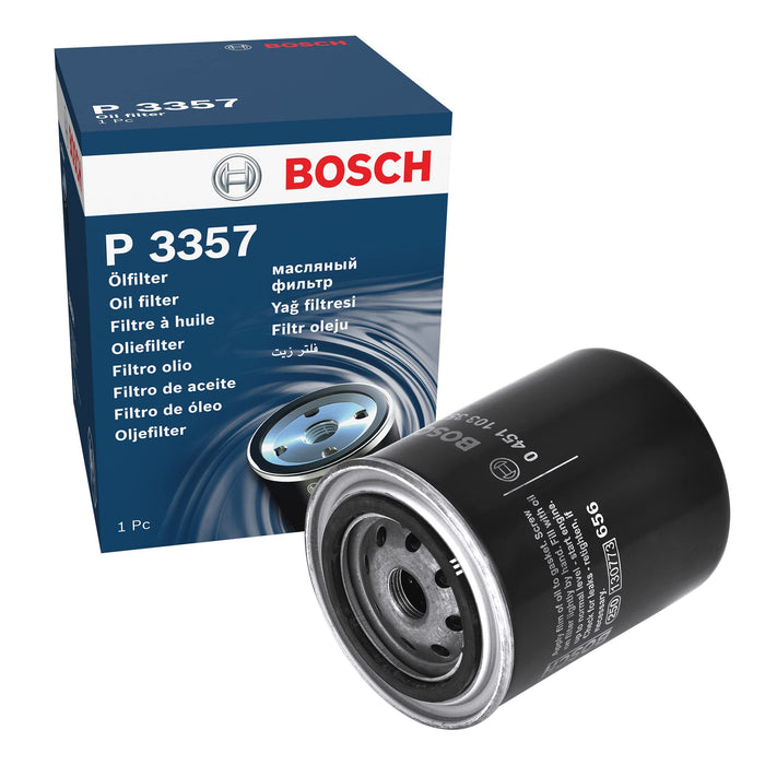 Genuine Bosch Car Oil Filter P3357 fits Nissan Terrano II TDi - 2.7 - 96-06 0451