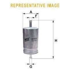 Genuine WIX Fuel Filter fits Audi A4 Cabrio T - 1.8 - 02-05 WF8456 Wix Filters  - Dynamic Drive