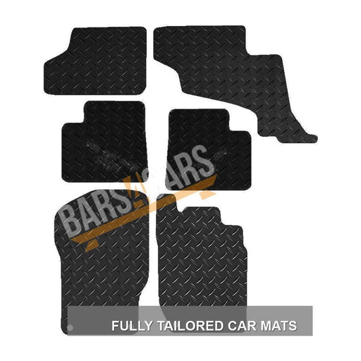 Fully Tailored Rubber Car Mats for Mercedes Gl 06-13 Set of 6 XL With 4 Clips UKB4C  - Dynamic Drive