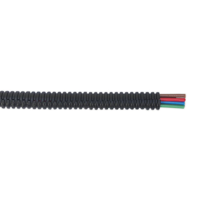 Sealey Convoluted Cable Sleeving Split7-10mm 200m CTS07200 Sealey  - Dynamic Drive