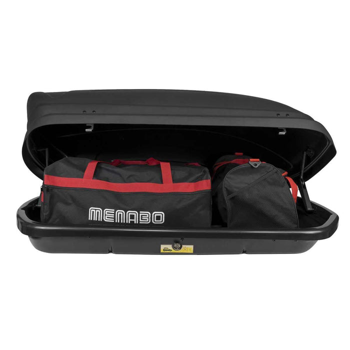 Menabo Mania 320 Litre Black Roof Box (50kg Max.) Menabo  - Dynamic Drive