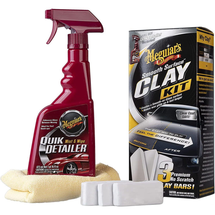 Meguiar's G191700EU Smooth Surface Clay Kit Quick Detailer Meguiar's  - Dynamic Drive