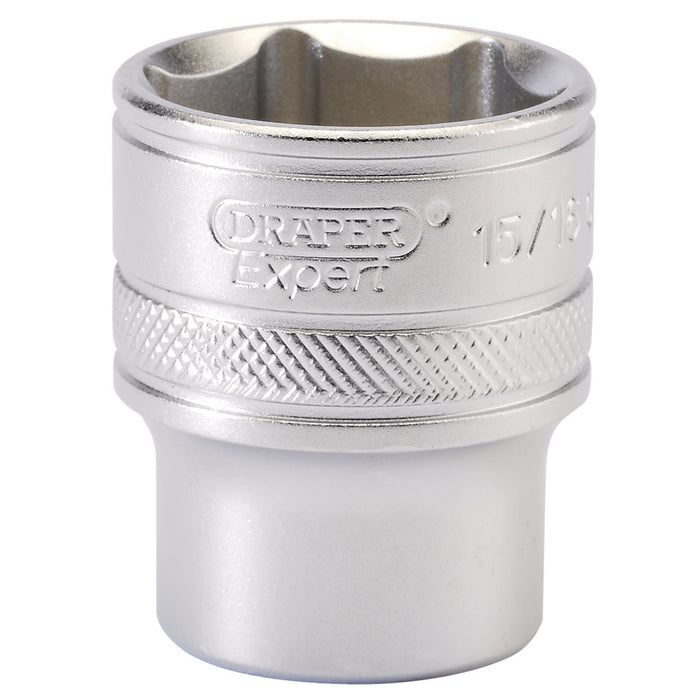 Draper 6 Point Imperial Socket, 1/2" Sq. Dr., 15/16" 16633 Draper  - Dynamic Drive