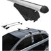 Locking Universal Aluminium Car Roof Bars Cross Rack 1.35M For Flush & Raised Rails 75kg Maypole  - Dynamic Drive