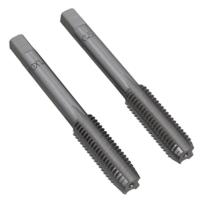 Sealey Tap Set 2pc (Taper & Plug) M10 x 1.5mm TSM10