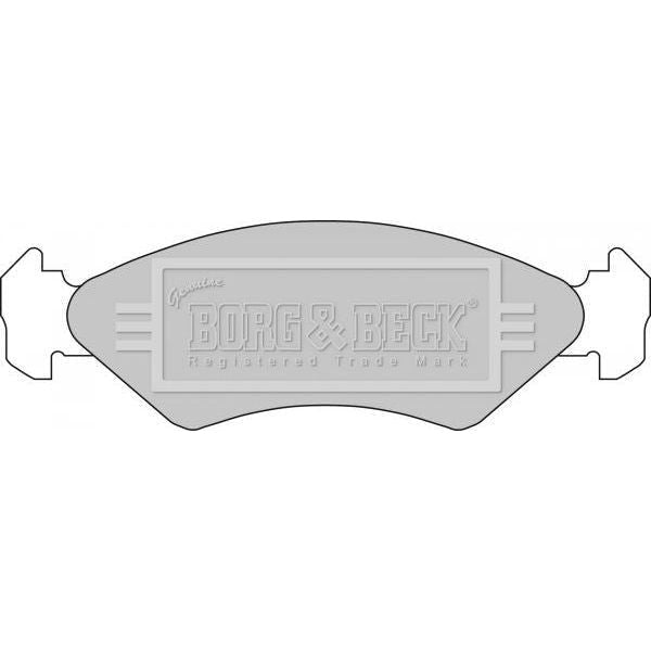 Genuine Borg & Beck Brake Pads fits Ford Fiesta IIIcourier 89 BBP1112 Borg & Beck  - Dynamic Drive