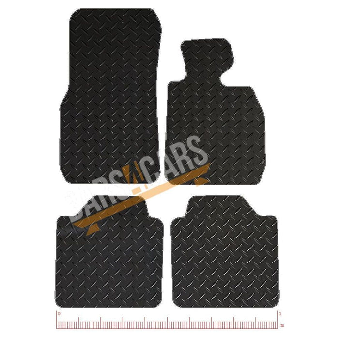 White Trim Tailored Rubber Car Mats for Bmw F34 3 Series Gran Turismo Feb 13> 4 UKB4C  - Dynamic Drive