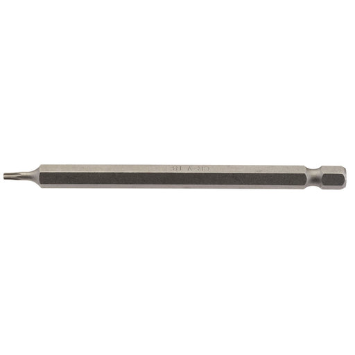 Draper TX-STAR Insert Bit, 1/4" Hex, 100mm Long, T8 (Pack of 1) Draper  - Dynamic Drive