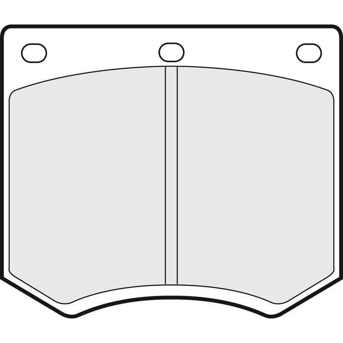 Apec Brake Pads Front Fits Ac 3000 De Lorean Dmc-12 Ford Capri Consul Cortina Esc