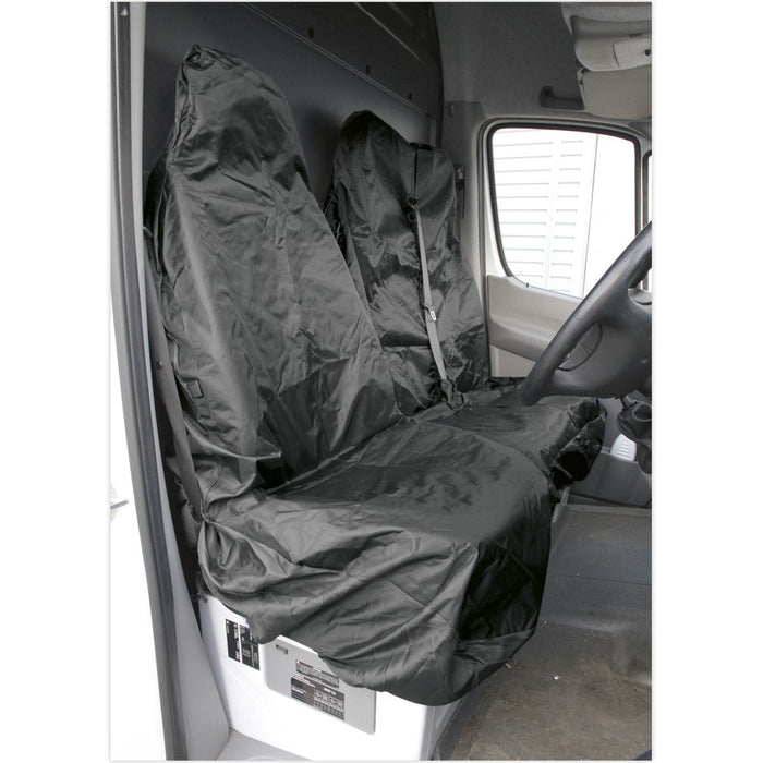 Sealey Van Seat Protector Set 2pc Heavy-Duty CSC7 Sealey  - Dynamic Drive