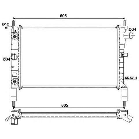 NRF Radiator 53036