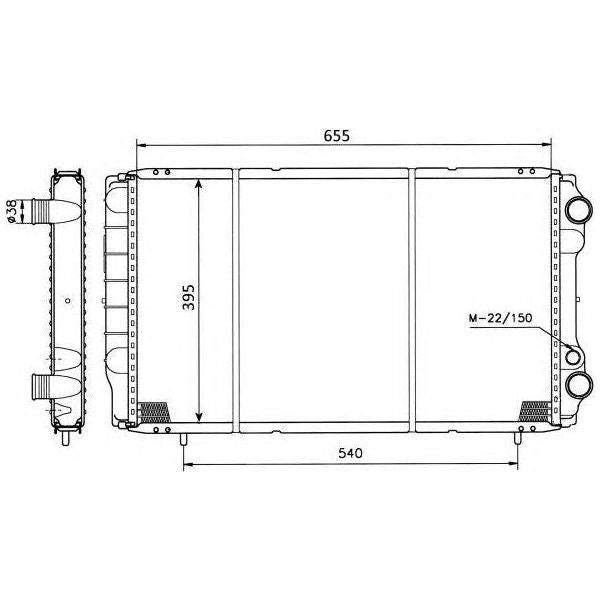 NRF Radiator 50403