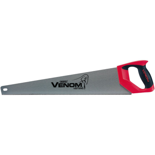 Draper Venom Second Fix Triple Ground Handsaw, 550mm, 11tpi/12ppi Draper  - Dynamic Drive