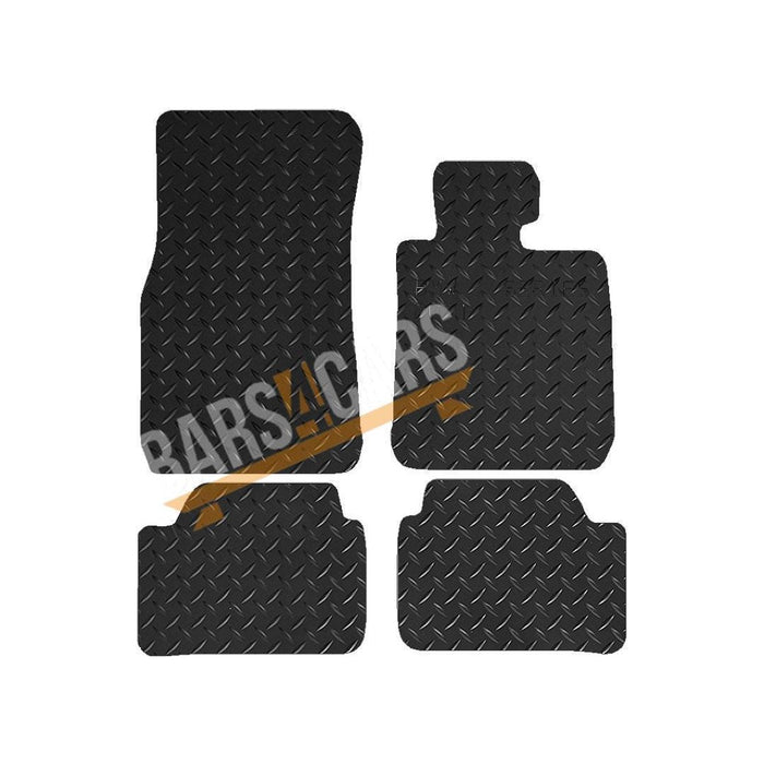 Red Trim Tailored Rubber Car Mats for Bmw 1 Series Hatch (F20) 11 ON Set of 4 UKB4C  - Dynamic Drive