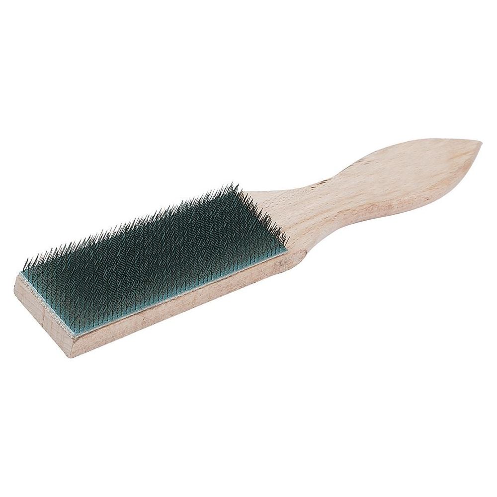 Silverline File Card Brush Wooden 40mm Silverline  - Dynamic Drive